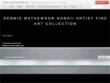 Tablet Screenshot of dennismathewsonart.com